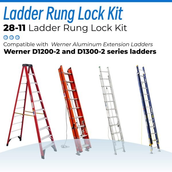28-11 Rung Lock Kit for Extension Ladders Compatible with Aluminum ...